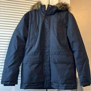 Hooded winter jacket